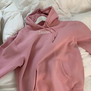 Glossier Pink Hoodie